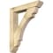 Ekena Millwork Olympic Slat Rough Sawn Bracket w/ Offset Brace, Douglas Fir, 6"W x 30"D x 36"H BKT0604X30X36OLY06RDF - alternate 1